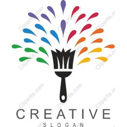 Creative Burst Paintbrush