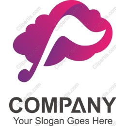 Gradient Cloud Music Logo