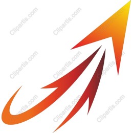 Vibrant Growth Arrow