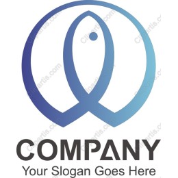 Modern Fish Logo