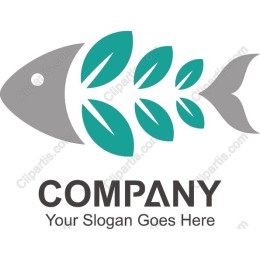 Eco-Friendly Fish with Leaves