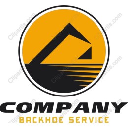 Professional Backhoe Service Logo