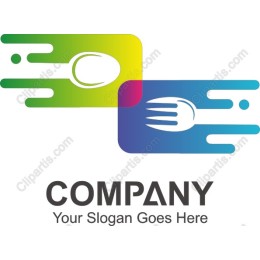Dynamic Fork and Spoon Logo