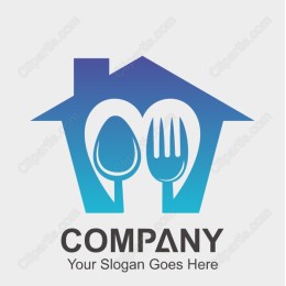 Home Dining Logo - Fork & Spoon