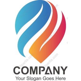 Vibrant Teardrop Logo