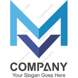Modern M-Shaped Logo