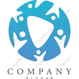 Modern Abstract Connectivity Logo
