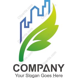 Eco City Leaf Logo