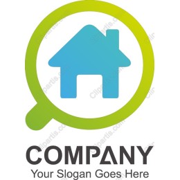 Modern House Logo for Real Estate and Branding
