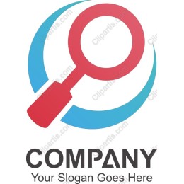 Dynamic Magnifying Glass Logo