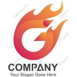 Dynamic Flame Logo