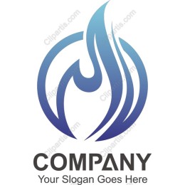 Elegant Flame Logo