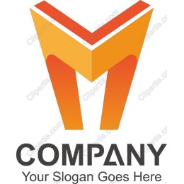 Modern Geometric M Logo