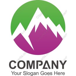 Vibrant Mountain Logo