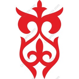 Elegant Red Decorative