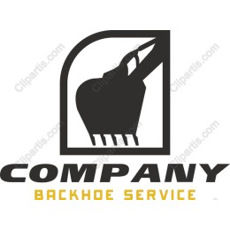 Backhoe Service Logo