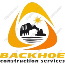 Backhoe Construction Services Logo