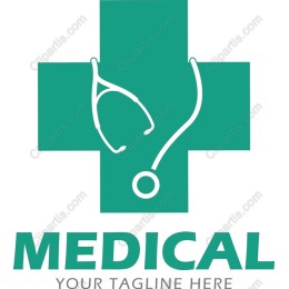 Medical with Stethoscope and Cross