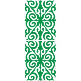 Ornamental Green Swirl