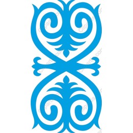 Elegant Blue Swirl Pattern