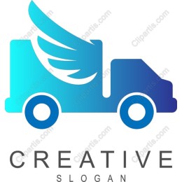 Creative Delivery Truck with Wings