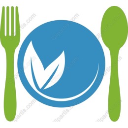 Eco-Friendly Plate and Utensils