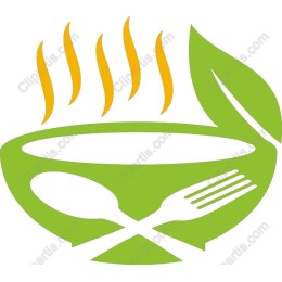 Steaming Bowl with Utensils