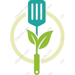 Gardening Spatula and Leaf