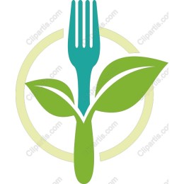 Eco-Friendly Fork and Leaf