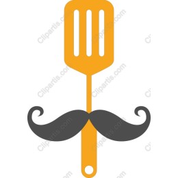 Spatula with Mustache