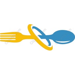 Playful Fork and Spoon