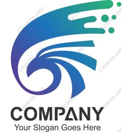 Dynamic Swirl Logo