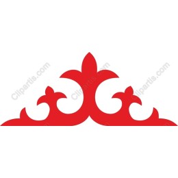 Elegant Red Flourish