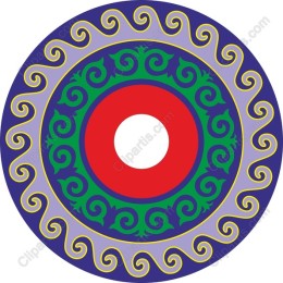 Vibrant Circular Motif
