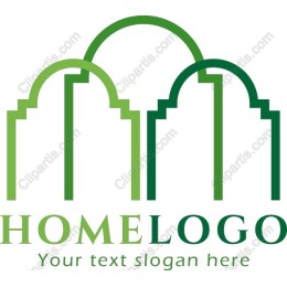 Elegant Green Arch Logo