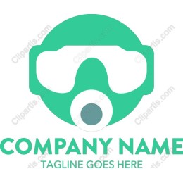 Modern Gas Mask Icon