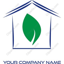 Eco-Friendly Leaf and Home