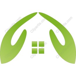 Hands Cradling House - Eco-Friendly