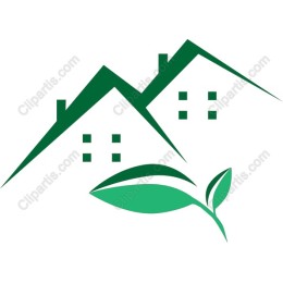 Eco-Friendly Home and Leaf