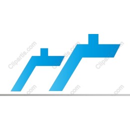 Modern Geometric Blue Logo