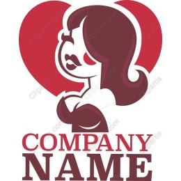 Retro Heart Character