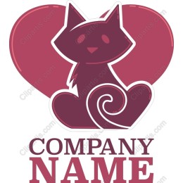 Cute Cat Heart