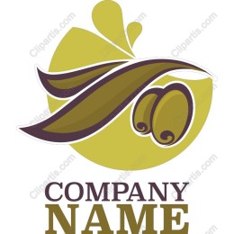 Stylized Olive Leaf