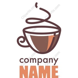 Whimsical Coffee Cup Logo