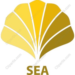 Golden Sea Shell