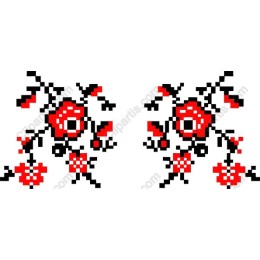 Charming Red Floral