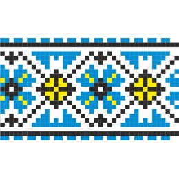 Floral Pixel Pattern
