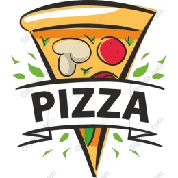 Vibrant Pizza Slice