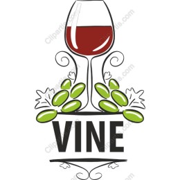 Vine-Themed Wine Glass