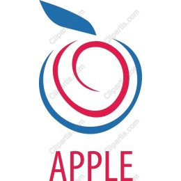Stylized Apple